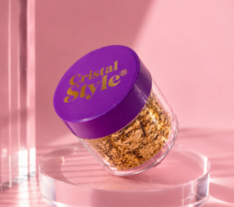 DECORACION FLAKE DORADO HC-15873